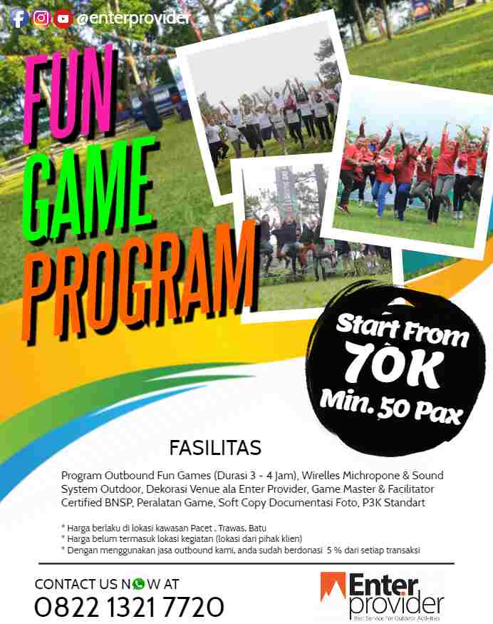 Paket Outbound Pacet