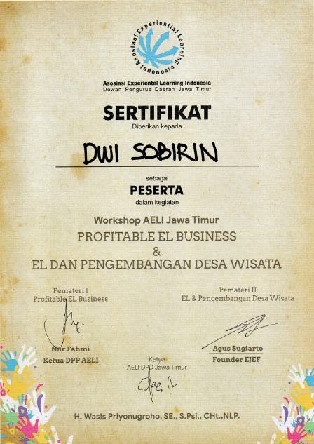 Profile Trainer Enter Provider Dwi Right