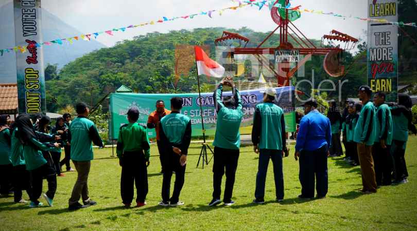 Fun Gathering di Wisata Sawah Sumber Gempong Trawas Mojokerto