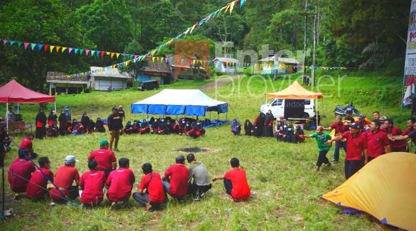 Fun Outbound Guru SD AL Falah Surabaya di Dlundung Waterfall Trawas
