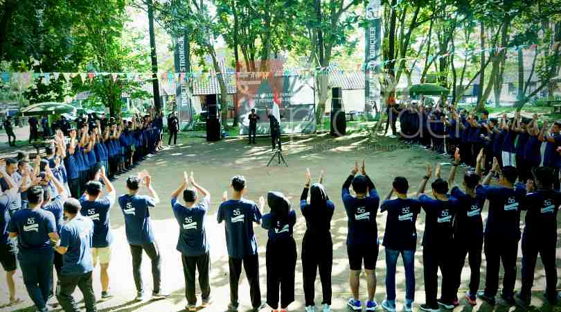 Outbound Team Building Pemasaran PT. Petrokimia Gresik di Grand Whiz Trawas
